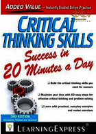 2015 Critical Thinking Skills Success in 20 Minutes a Day 3rd Edition Jones- Bartlett Learning
