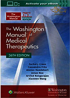 2019 The Washington Manual of Medical Therapeutics Paperback Thirty-Sixth Edition درمان طب داخلی واشینگتون Wolters Kluwer Wolters Kluwer