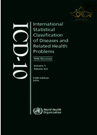 ICD 10: International Statistical Classification of Diseases and Related Health Problems vol1 WHO WHO