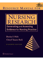 Resource Manual for Nursing Research: Generating and Assessing Evidence for Nursing Practice 11th Wolters Kluwer