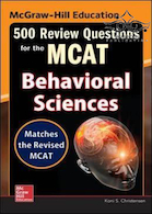 McGraw-Hill McGraw-Hill Education 500 Review Questions for the MCAT: Biology, 2nd Edition2016  آموزش 500 سوال مک گرا هیل برای ام سی ای تی: علوم رفتاریEducation 500 Review Questions for the MCAT