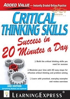2015 Critical Thinking Skills Success in 20 Minutes a Day 3rd Edition | مهارت های تفکر انتقادی در 20 دقیقه در روز موفقیت کسب می کند