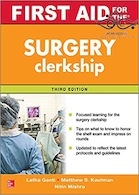 First Aid for the Surgery Clerkship, 3rd Edition 2017 | کمکهای اولیه برای دفتریاری جراحی 2017 ویرایش سوم