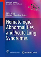 Hematologic Abnormalities and Acute Lung Syndromes, 1st Edition2016 | ناهنجاری های هماتولوژیک و سندرم های حاد ریه