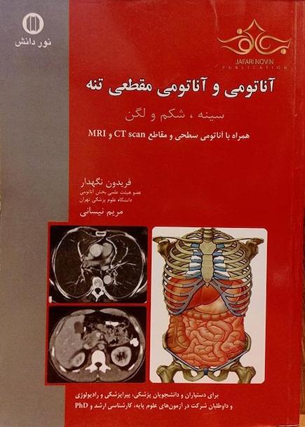 کتاب آناتومی و آناتومی مقطعی تنه (سینه، شکم و لگن)