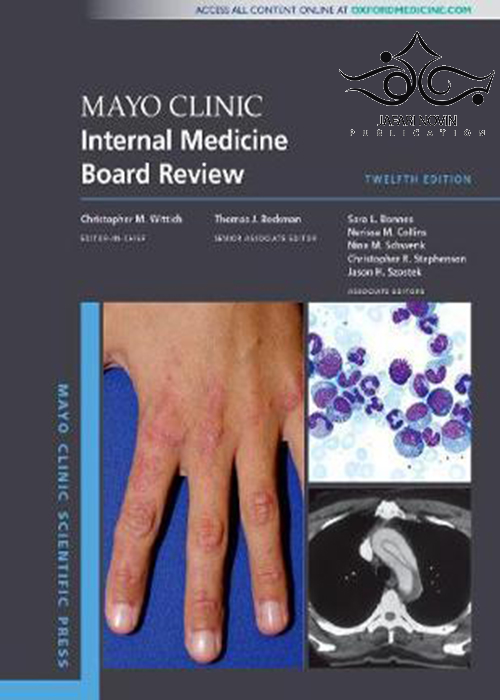 Mayo Clinic Internal Medicine Board Review 12th Edition2019 بررسی هیئت پزشکی داخلی کلینیک مایو Oxford University Press