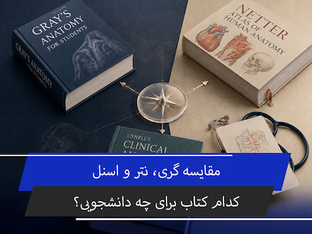مقایسه گری، نتر و اسنل: کدام کتاب برای چه دانشجویی؟