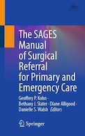 The SAGES Manual of Surgical Referral for Primary and Emergency Care | راهنمای SAGES برای ارجاع جراحی برای مراقبت های اولیه و اورژانسی