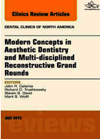 Modern Concepts in Aesthetic Dentistry and Multi-disciplined Reconstructive Grand Rounds, An Issue of Dental Clinics of North America: Volume 59-3 | مفاهیم مدرن در دندانپزشکی زیبایی و دوره های بزرگ بازسازی چند رشته ای، شماره کلینیک های دندانپزشکی آمریکای شمالی: جلد 59-3