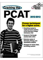 Cracking The Pcat, 2012 Edition
