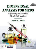 Dimensional Analysis for Meds: Refocusing on Essential Metric Calculations 6th Edición | تجزیه و تحلیل ابعاد برای MEDS