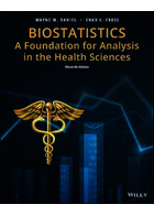 Biostatistics: A Foundation for Analysis in the Health Sciences (Wiley Series in Probability and Statistics) 11th Edición | آمار زیستی: بنیادی برای تجزیه و تحلیل در علوم بهداشتی