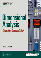 Dimensional Analysis: Calculating Dosages Safely Third Edition | تجزیه و تحلیل ابعادی: محاسبه دوزها به طور ایمن