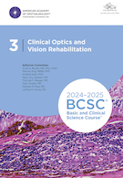 2024-2025 Basic and Clinical Science Course, Section 3: Clinical Optics and Vision Rehabilitation | آکادمی چشم پزشکی آمریکا 2024 - 2025 جلد3: جلد شومیز اپتیک بالینی و توانبخشی بینایی