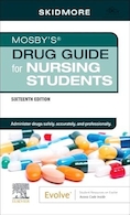 Mosby's Drug Guide for Nursing Students 16th Edition | کتاب راهنمای دارویی ماسبی برای دانشجویان پرستاری نسخه شانزدهم