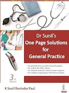 Dr Sunil's One Page Solutions for General Practice 3rd Edition | راه حل های یک صفحه ای دکتر سونیل برای طب عمومی ویرایش سوم