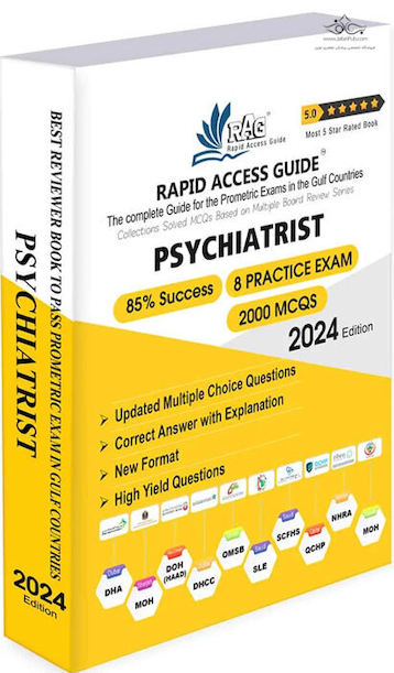 Psychiatrist MCQ Book Prometric Exam Questions 2024