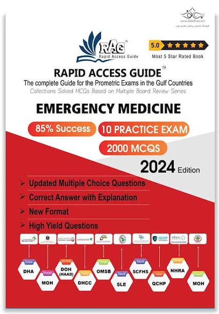 Emergency Medicine Prometric Exam MCQ 2024