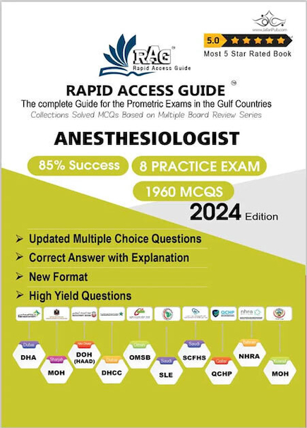 Anesthesiologist Prometric Exam MCQ 2024