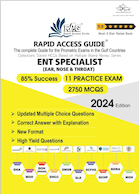 ENT Specialist Prometric Exam MCQ Book 2024 | کتاب MCQ آزمون پرومتریک متخصص گوش و حلق و بینی 2024