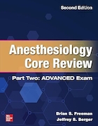 Anesthesiology Core Review: Part Two ADVANCED Exam, Second Edition | بررسی هسته بیهوشی: بخش دوم آزمون پیشرفته، ویرایش دوم