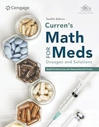 Curren's Math for Meds: Dosages and Solutions 12th Edition | ریاضی Curren برای Meds: دوزها و راه حل ها ویرایش دوازدهم