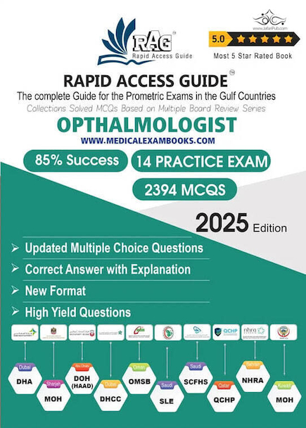 Ophthalmologist Prometric Exam MCQs Book 2025